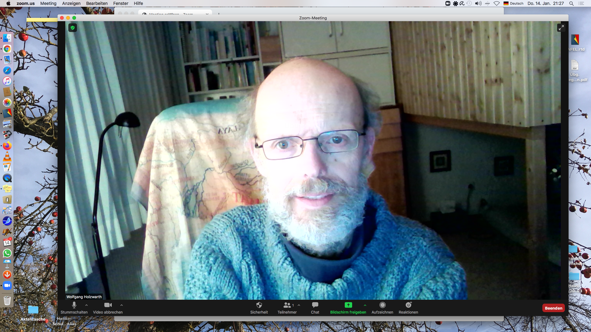 im Online-Unterricht
          whrend Corona-Lockdown