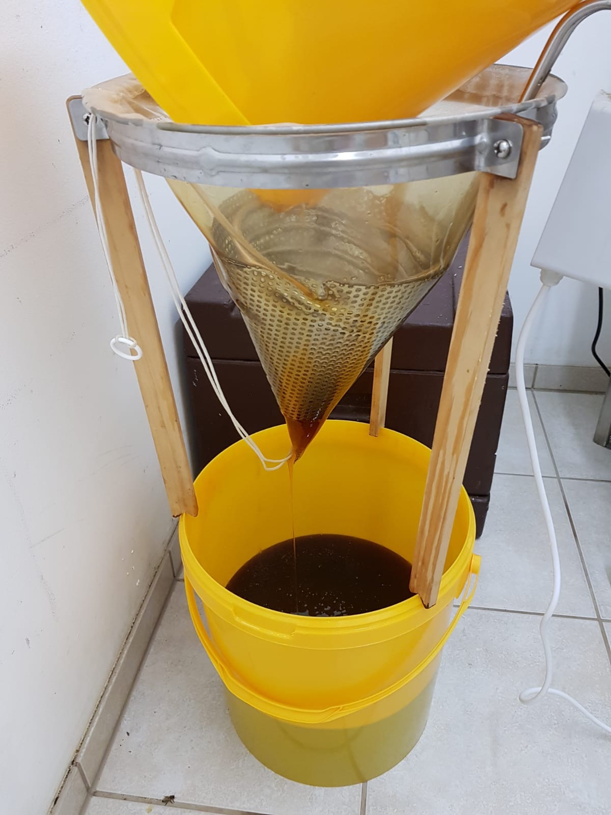 nochmaliges Feinsieben: